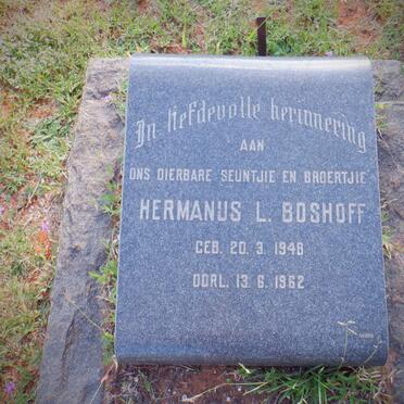 BOSHOFF Hermanus L. 1948-1962