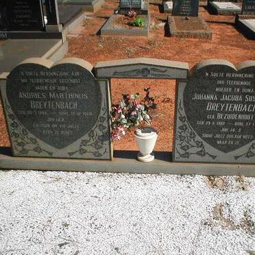 BREYTENBACH Andries Marthinus 1894-1968 &amp; Johanna Jacoba Susanna BEZUIDENHOUT 1902-1981