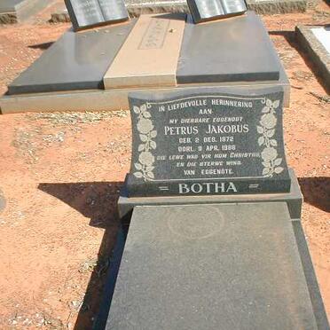 BOTHA Petrus Jakobus 1872-1968