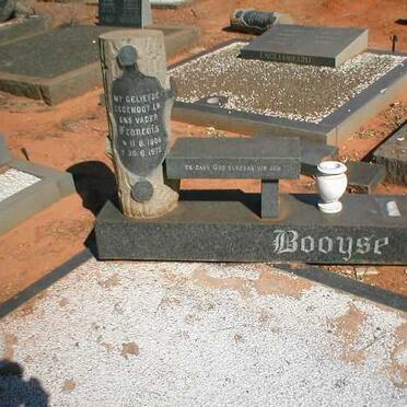 BOOYSE Francois 1906-1975