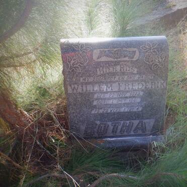 BOTHA Willem Frederik 1879-1941