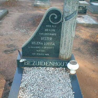 BEZUIDENHOUT Hester Helena Louisa 1892-1977