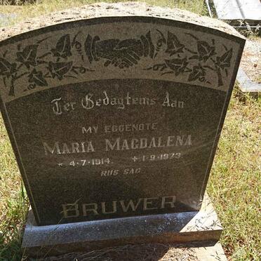 BRUWER Maria Magdalena 1914-1973