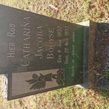 BOOYSE Catharina Jacoba 1932-1933
