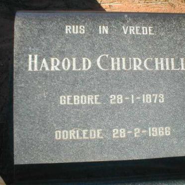 CHURCHILL Harold 1873-1966