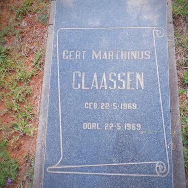 CLAASSEN Gert Marthinus 1969-1969