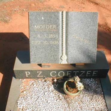 COETZEE P.Z. 1898-1976