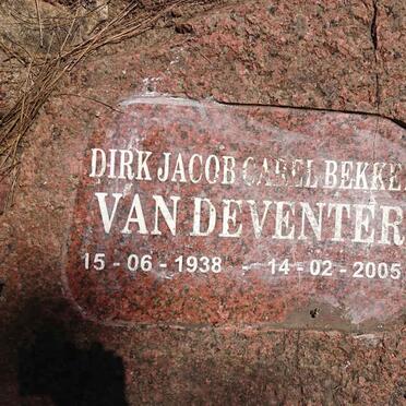 DEVENTER Dirk Jacob Carl Bekker, van 1938-2005