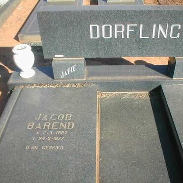 DORFLING Jacob Barend 1927-1977