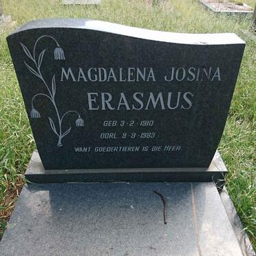 ERASMUS Magdalena Josina 1910-1983