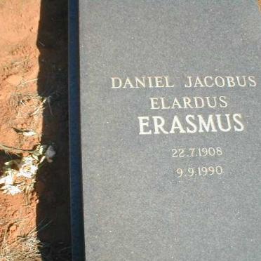 ERASMUS Daniel Jacobus Elardus 1908-1990