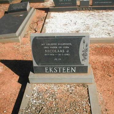 EKSTEEN Nicolaas J. 1914-1980