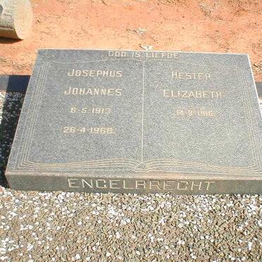 ENGELBRECHT Josephus Johannes 1913-1968 &amp; Hester Elizabeth 1916-