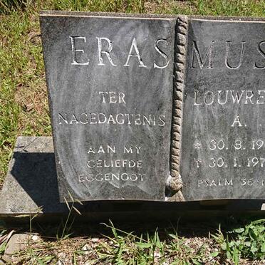 ERASMUS Louwrens A. 1907-1979