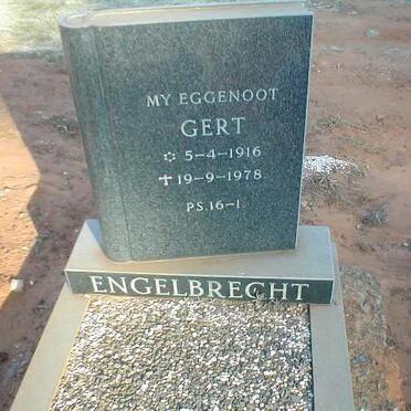 ENGELBRECHT Gert 1916-1978
