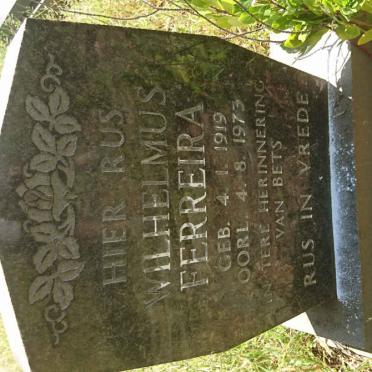 FERREIRA Wilhelmus 1919-1973