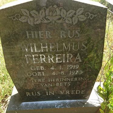 FERREIRA Wilhelmus 1919-1973