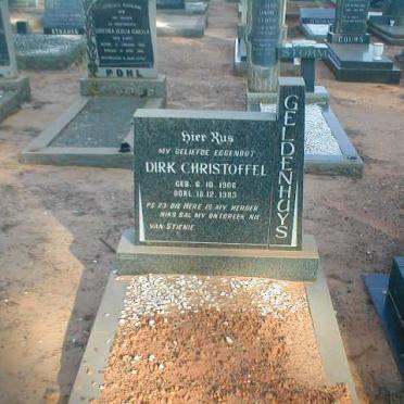 GELDENHUYS Dirk Christoffel 1906-1983