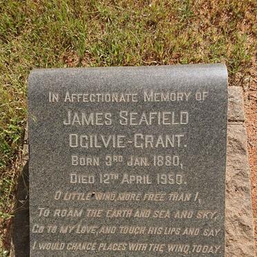 GRANT James Seafield, OGILVIE 1880-1950