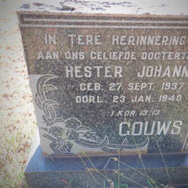 GOUWS Hester Johanna 1937-1940