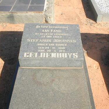 GELDENHUYS Stefanus Johannes Jansen Van Vuuren 1898-1971