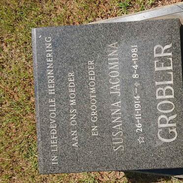 GROBLER Susanna Jacomina 1914-1981