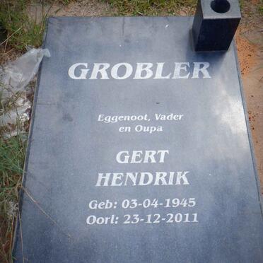 GROBLER Gert Hendrik 1945-2011 &amp; Elsie Cornelia 1946-2019