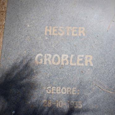 GROBLER Hester 1933-1984