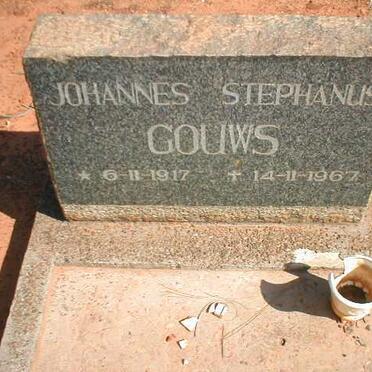 GOUWS Johannes Stephanus 1917-1967