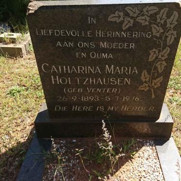 HOLTZHAUSEN Anton Michael 1889-1973 &amp; Catharina Maria VENTER 1893-1976