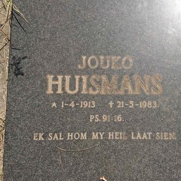 HUISMANS Jouko 1913-1983 &amp; Roeloffina HUISMAN 1915-1981