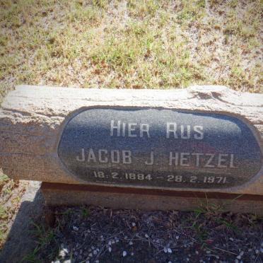 HETZEL Jacob J. 1884-1971