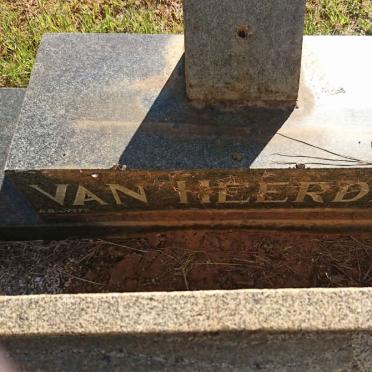 HEERDEN Van Valentein, van 1911-1967 &amp; Johanna Catharina DU PLESSIS nee VENTER 1922-1972