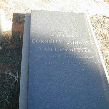 HEEVER Cornelia Johanna, van den 1912-1930