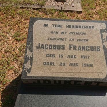 JOUBERT Jacobus Francois 1917-1966
