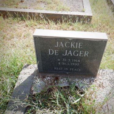 JAGER Dickie, de 1905-1976 &amp; Jackie 1914-1993