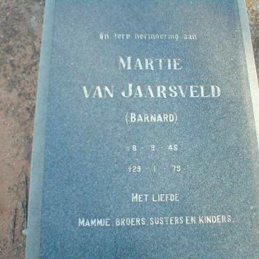 JAARSVELD Martie, van nee BARNARD 1946-1976