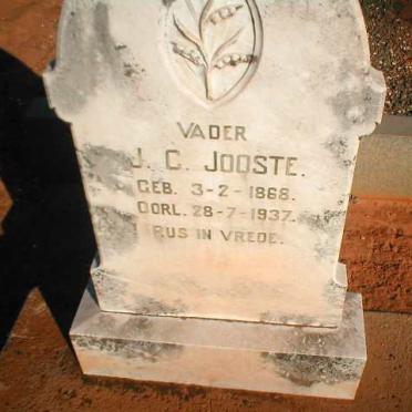 JOOSTE J.C. 1868-1937
