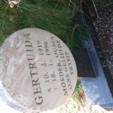 KRUGER Gertruida 1919-1996