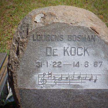 KOCK Lourens Bosman, de 1922-1967