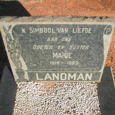 LANDMAN Marie 1918-1962