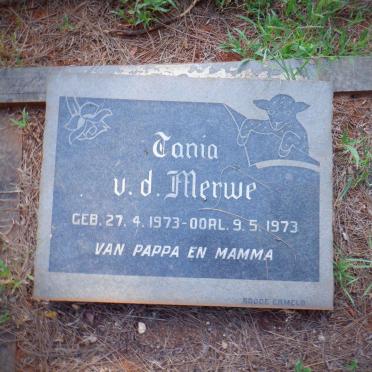 MERWE Tania, v.d. 1973-1973