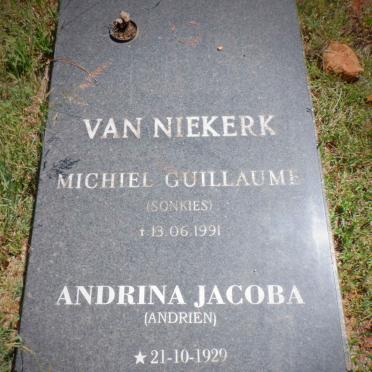 NIEKERK Michiel Guillaume, van -1991 &amp; Andrina Jacoba 1929-2015