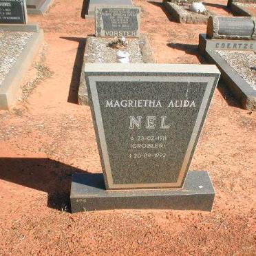 NEL Magrietha Alida geb. GROBLER 1911-1992