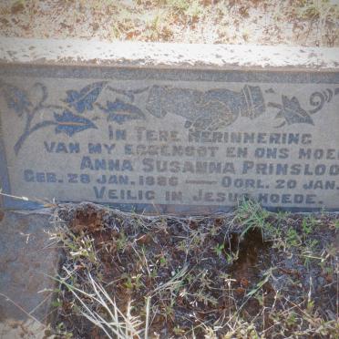PRINSLOO Anna Susanna 1886-1943