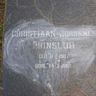 PRINSLOO Christiaan Johannes 1907-1982