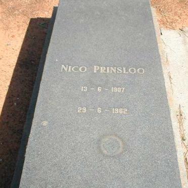 PRINSLOO Nicolaas Marthinus 1907-1962