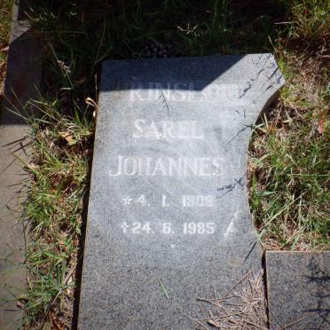 PRINSLOO Sarel Johannes 1909-1985