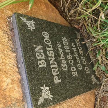 PRINSLOO Ben 1923-2002
