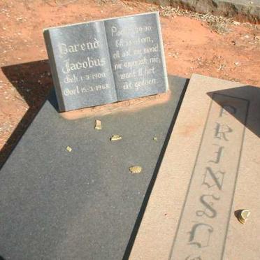 PRINSLOO Barend Jacobus 1900-1968 &amp; Johanna Carolina NAUDÉ 1905-1967